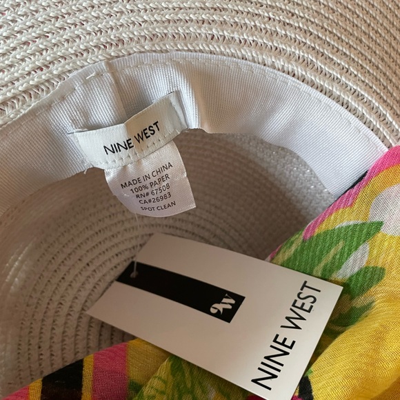 NWT Nine West Hat & Coverup Set - Picture 4 of 5